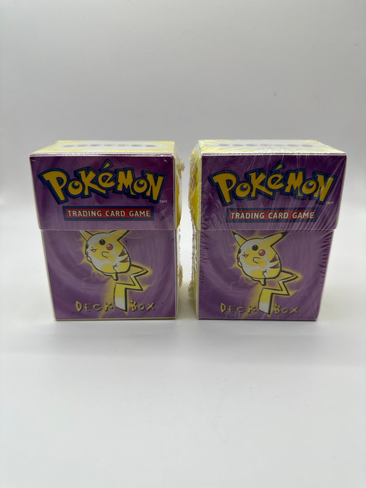 Pokemon Deck Box “Pikachu” Themed Sealed x 2