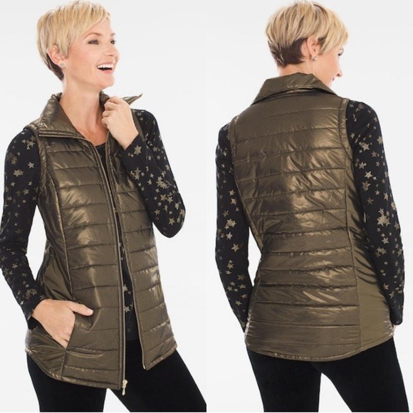 New ZENERGY By Chicos Puffer Vest