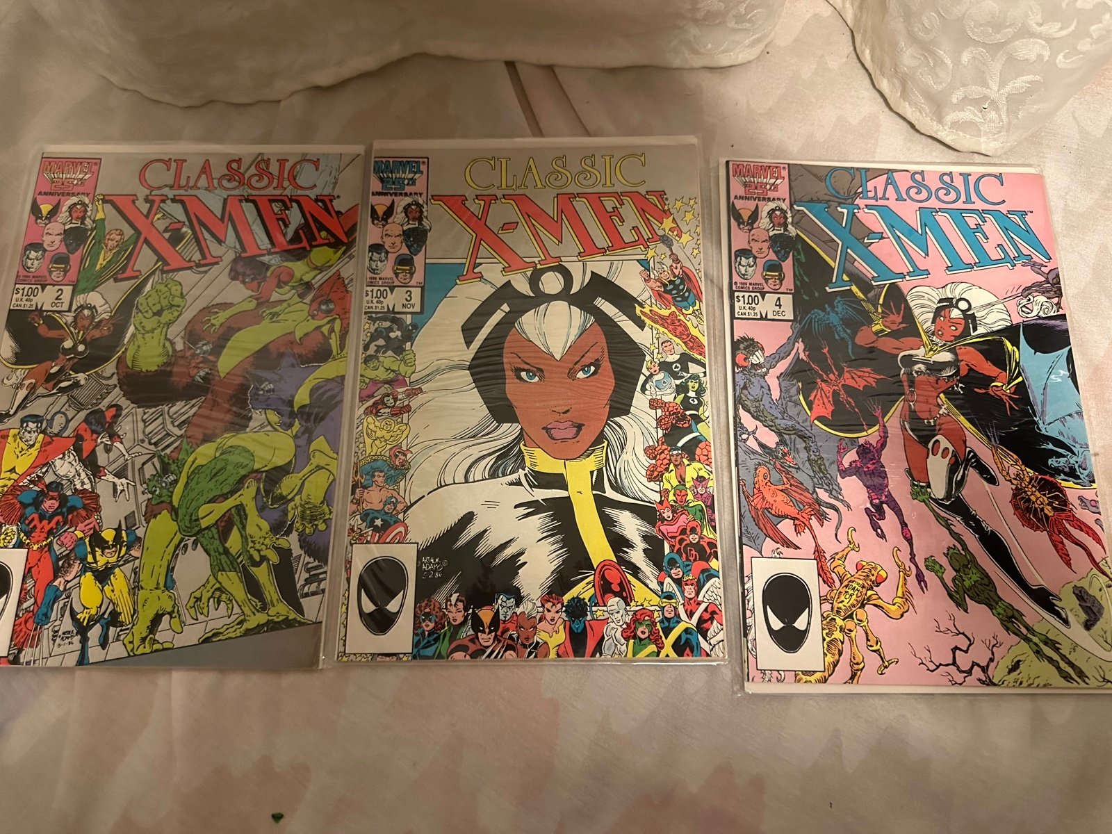 Classic Xmen Comic Lot (Issues 2-4)