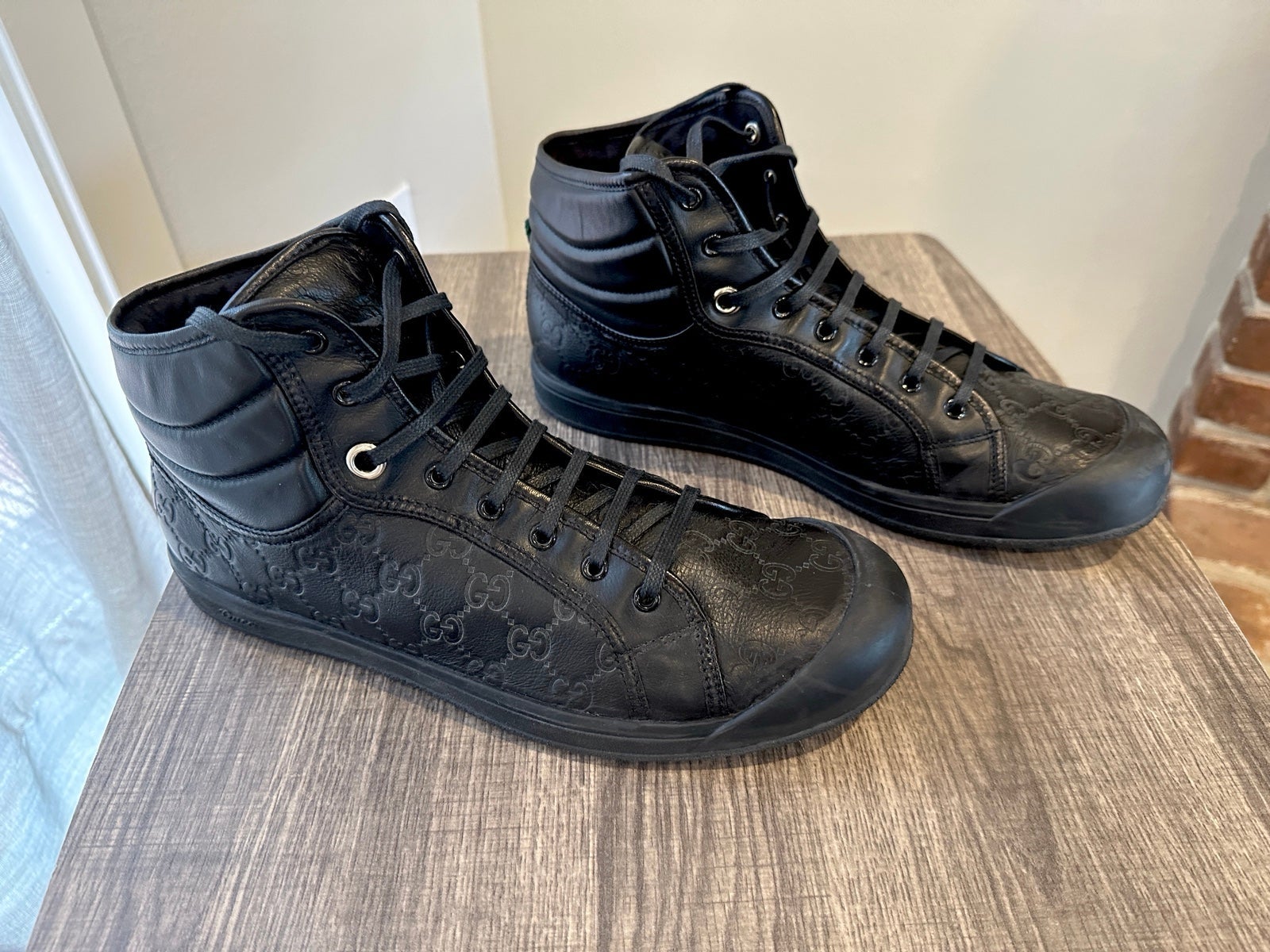 Mens GUCCI Ace hightop sneaker