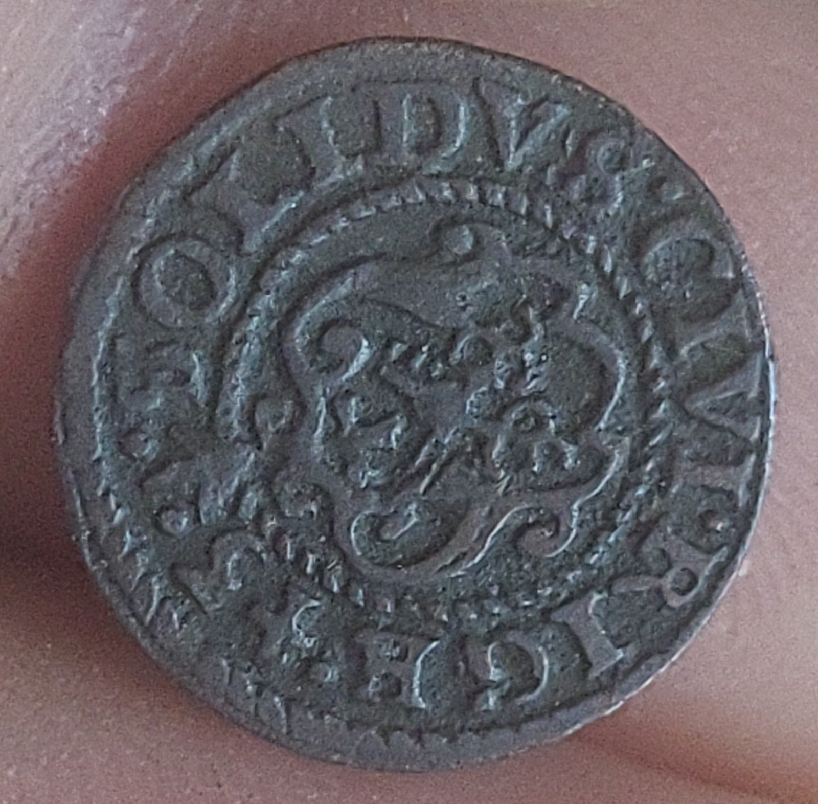 Sweden Livonia Solidus 1652 Queen Christina Billon Coin #12015 romanempirecoin 9