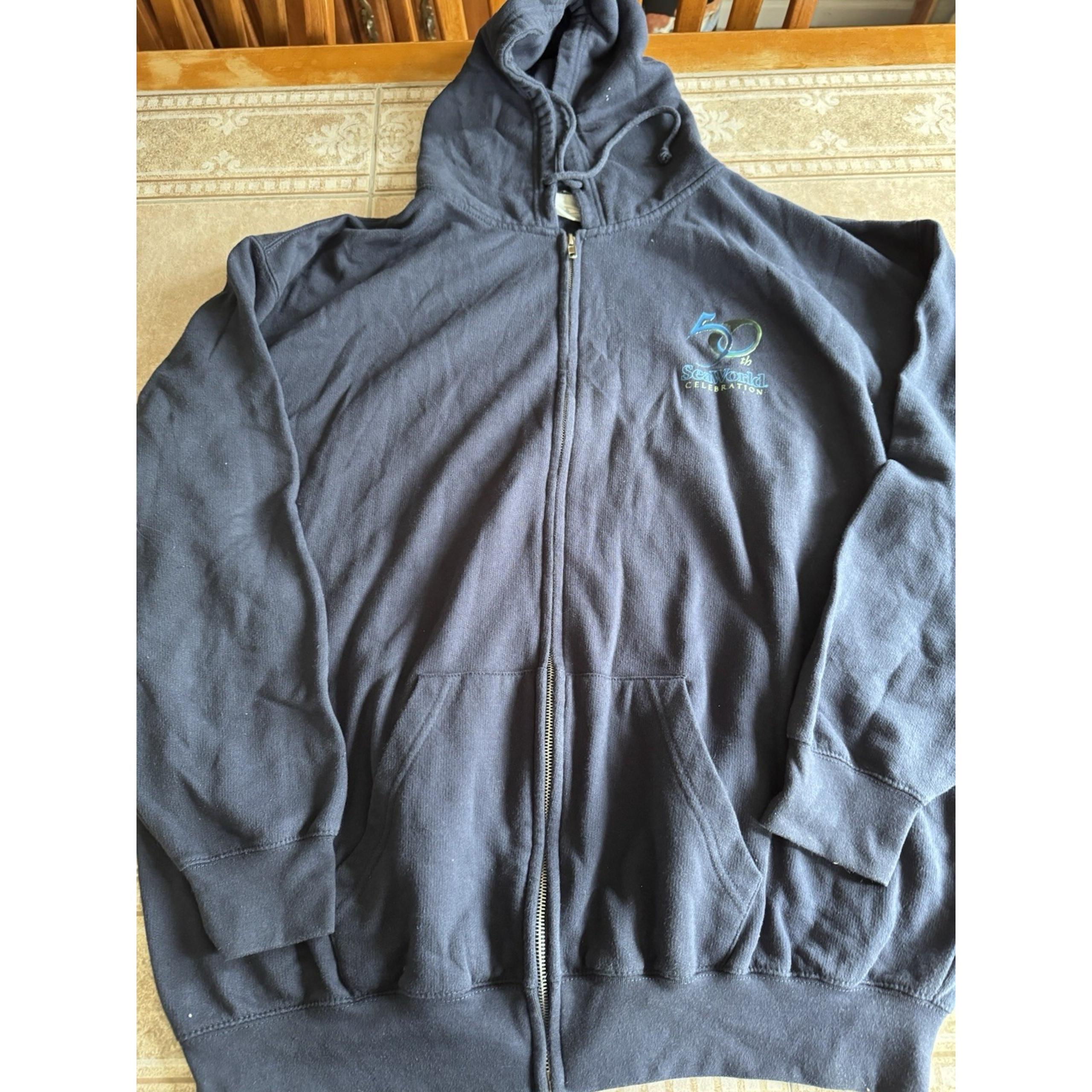 Vintage Women's Seaworld 50th Anniversary Celebration Commemorative hoodie SZ XL