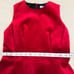 Zara | Women’s Voluminous Red Velvet Sleeveless Mini Dress | Size: XS