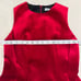 Zara | Women’s Voluminous Red Velvet Sleeveless Mini Dress | Size: XS