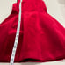 Zara | Women’s Voluminous Red Velvet Sleeveless Mini Dress | Size: XS