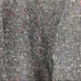 Vintage wool blend vest with tasseled hem