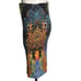 McQ Alexander McQueen Multi Color Snake Skin Pattern Pencil Skirt Size M