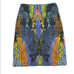 McQ Alexander McQueen Multi Color Snake Skin Pattern Pencil Skirt Size M