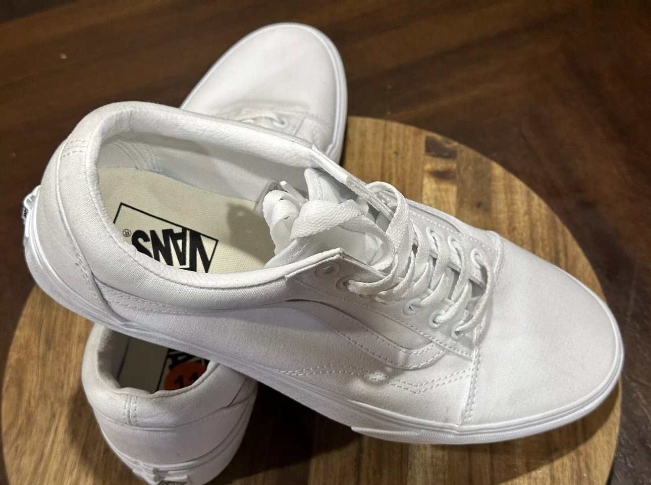 Men’s Size 11 - VANS Old Skool Tumble White