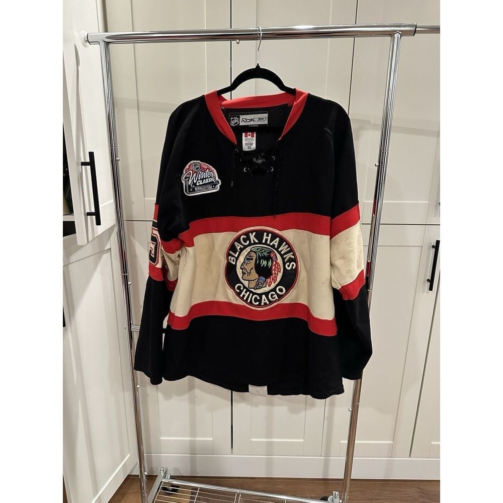 Chicago Blackhawks Jersey | 2009 Winter Classic Wrigley Field | Brian Campbell
