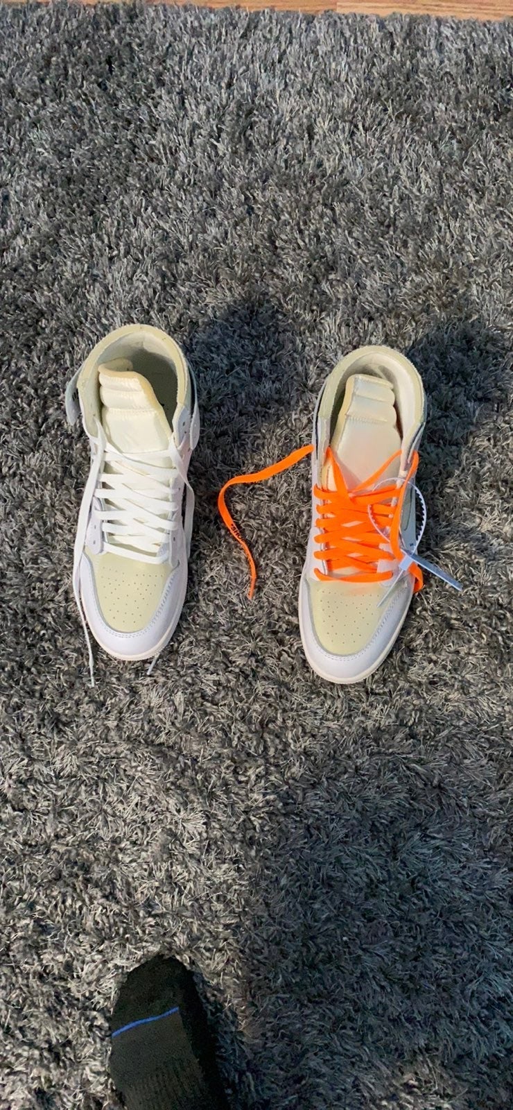 OFF-WHITE X AIR JORDAN 1 RETRO HIGH OG 'WHITE' 2018
