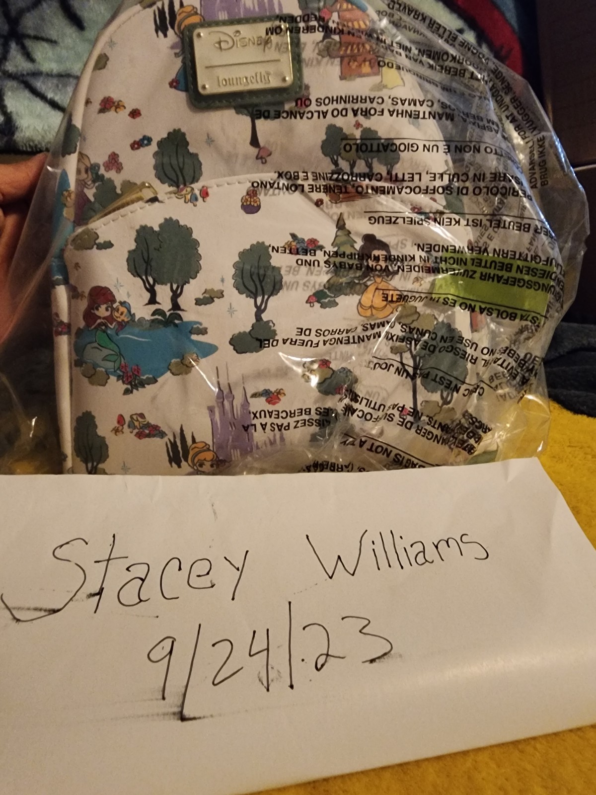 BNWT AOP DISNEY PRINCESS LOUNGEFLY