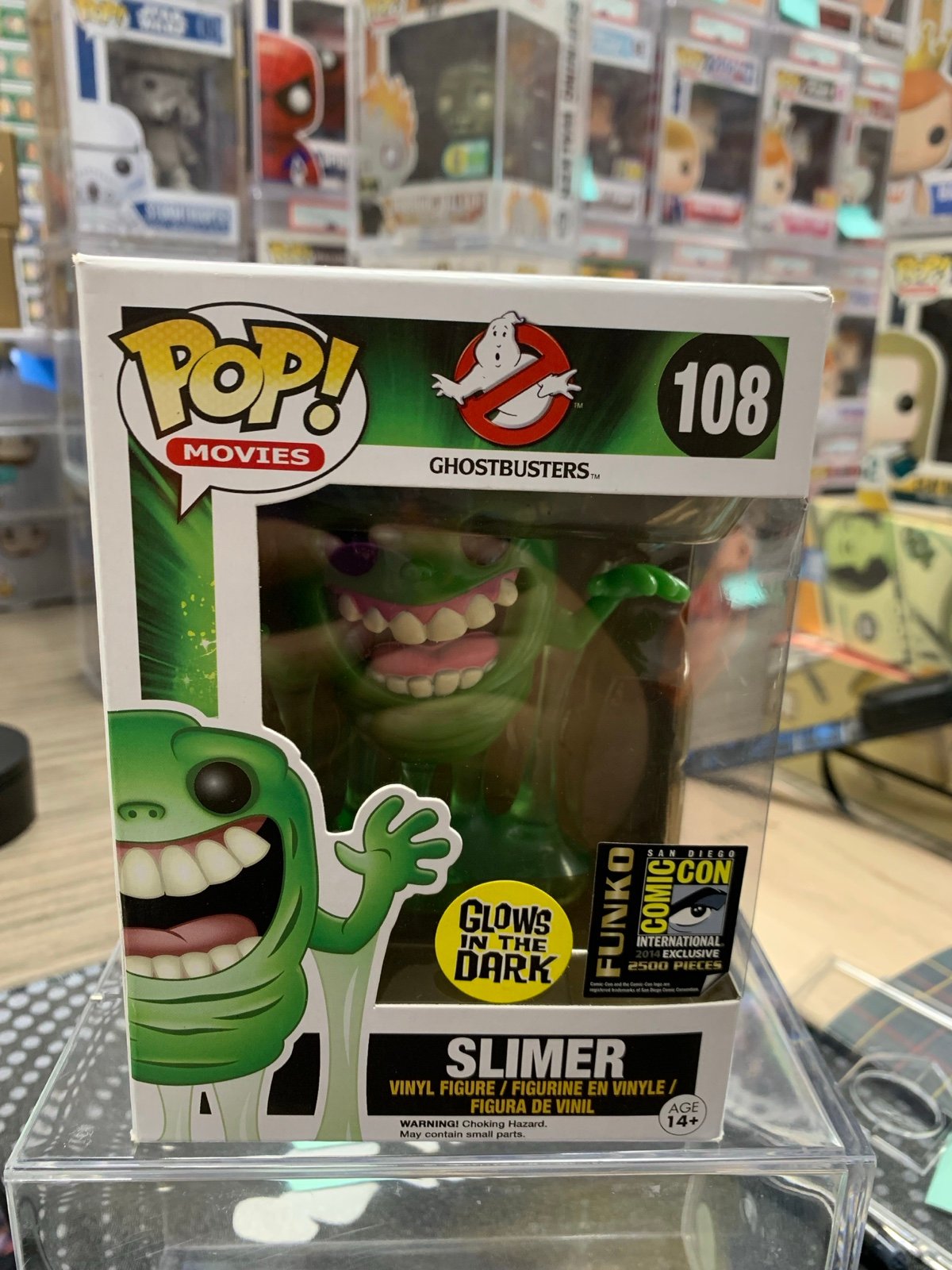 Movies - Ghostbusters- Slimer 108 SDCC w/ Armor