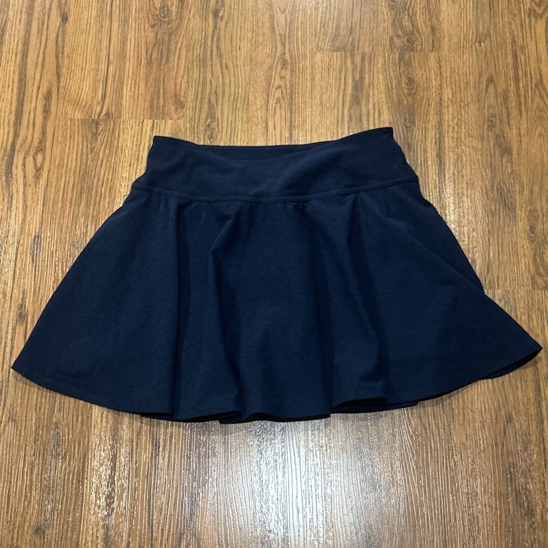Beyond Yoga Circle Skirt Womens Large Spacedye Hot Shot SD5124 Nocturnal Navy