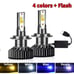 4 COLORS LED HEADLIGHTS / 5TH MODE FLASHING