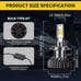 4 COLORS LED HEADLIGHTS / 5TH MODE FLASHING