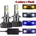 4 COLORS LED HEADLIGHTS / 5TH MODE FLASHING