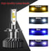 4 COLORS LED HEADLIGHTS / 5TH MODE FLASHING