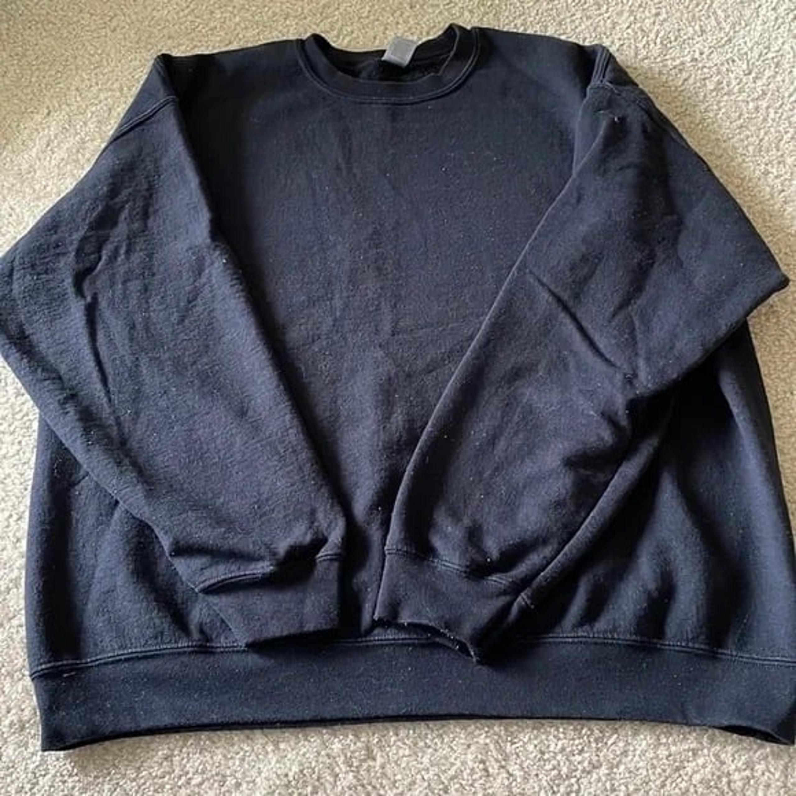 Black crew neck