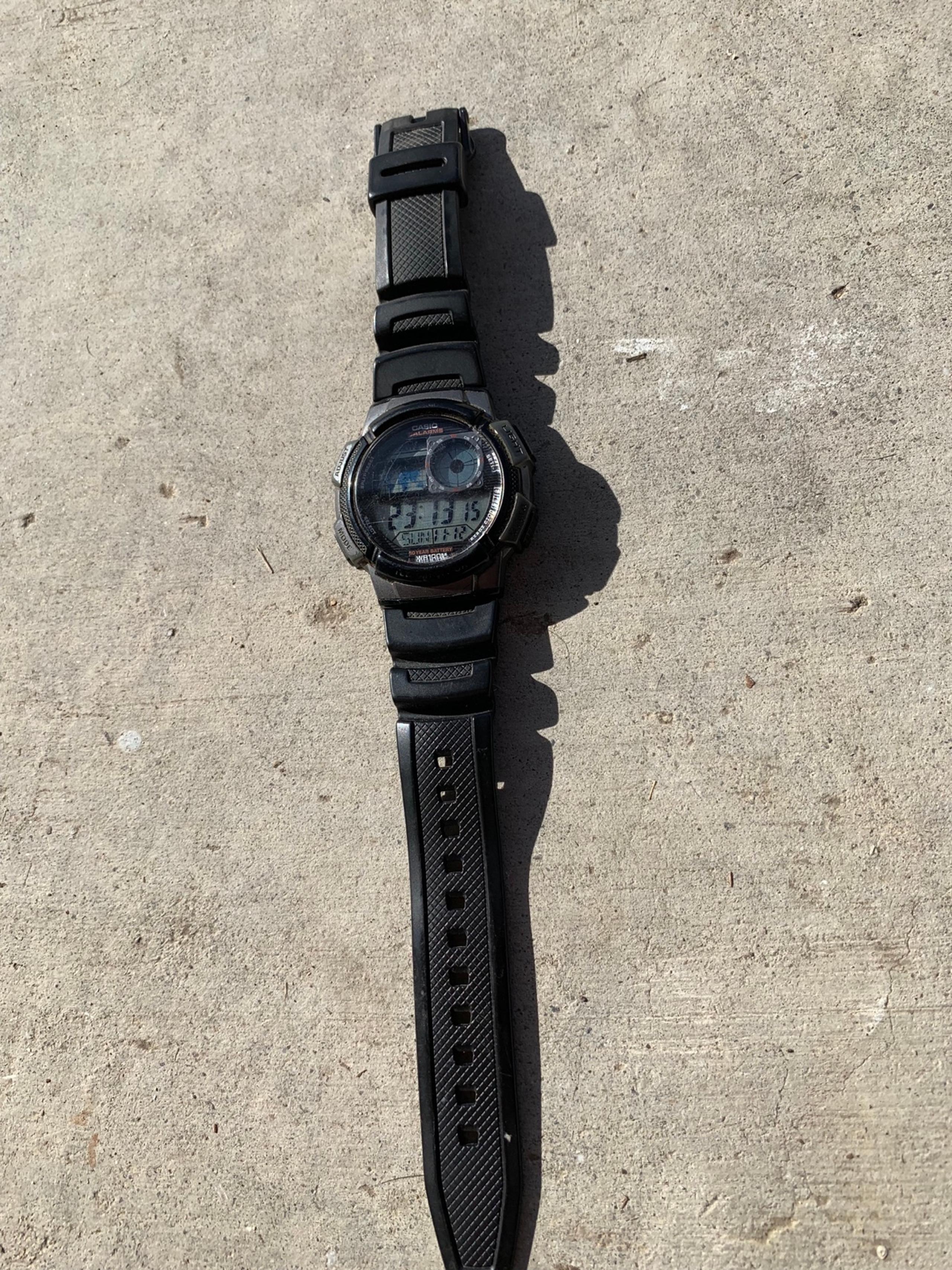 Casio Men's Digital Quartz Watch with Plastic Strap AE-1000W-1AVEF, Strap