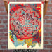 Obey Giant Collage Peace Mandala Set Blue Red Shepard Fairey Signed Print