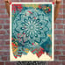 Obey Giant Collage Peace Mandala Set Blue Red Shepard Fairey Signed Print