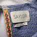 Saylor Blue Ikat Zinnia Smocked Ruffle Mini Dress - Medium