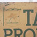 Vintage SOCONY VACUUM Tavern Products Double Sided Metal Sign Topper