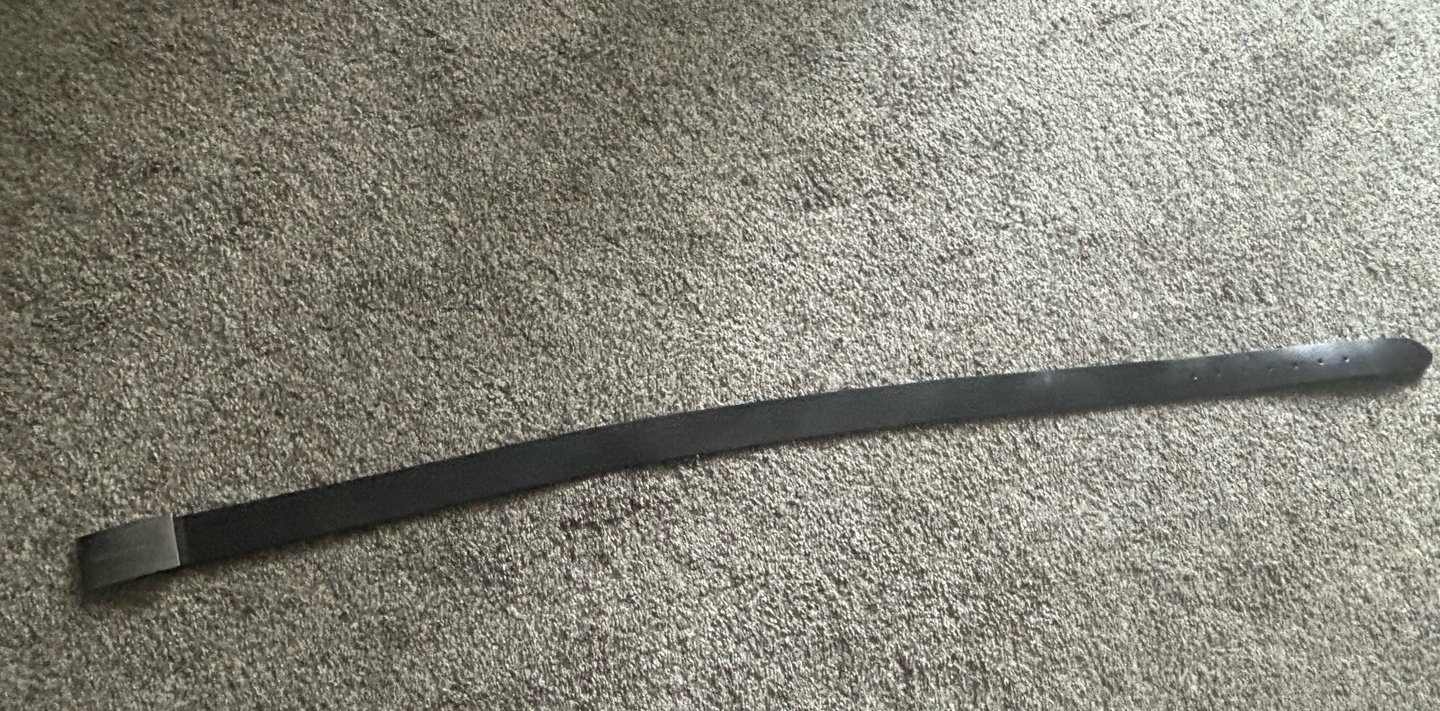 Burberry belt silver
