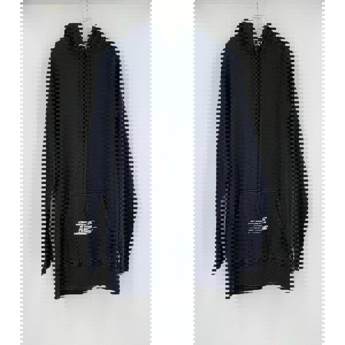 Nothin' Special Inc F/W 2018 Mens Black Graphic Hoodie Sweatshirt Sz XL