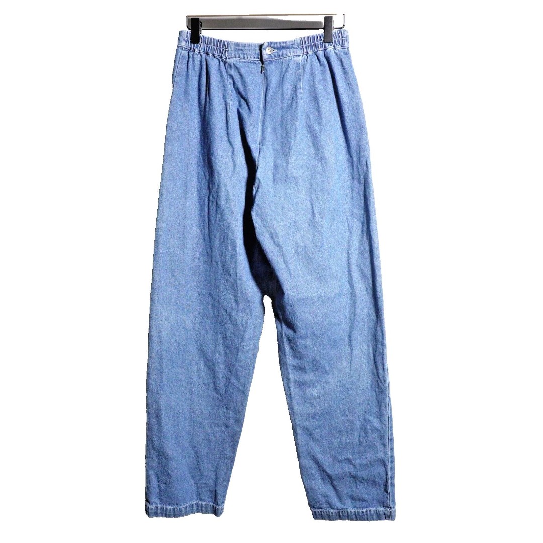 VTG 80s High Rise Wide Leg Light Blue Denim Jeans Baggy Women M Chicos Trousers