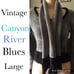 Vintage Canyon River Blues Sweater