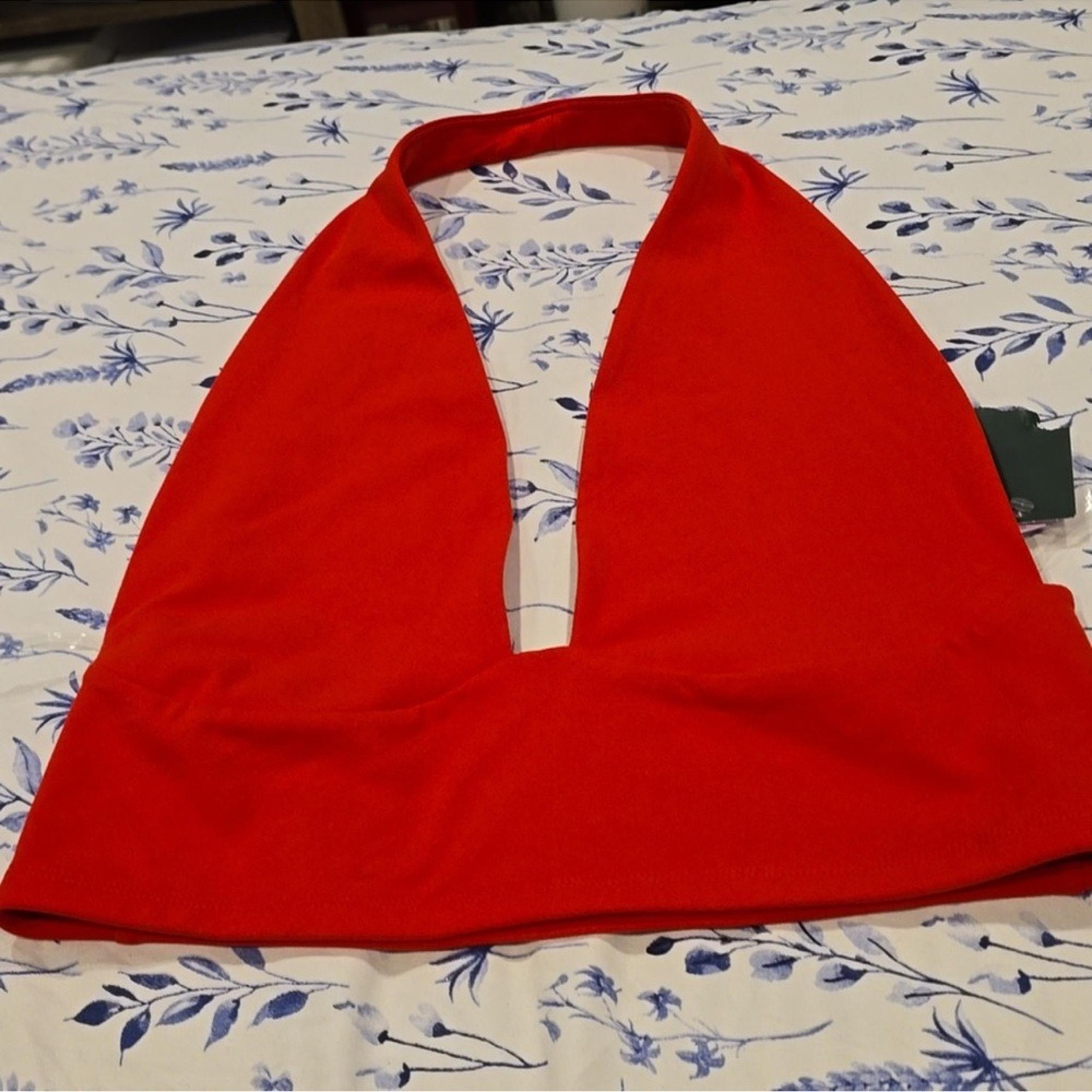 New wild fable butter bliss soft halter crop top