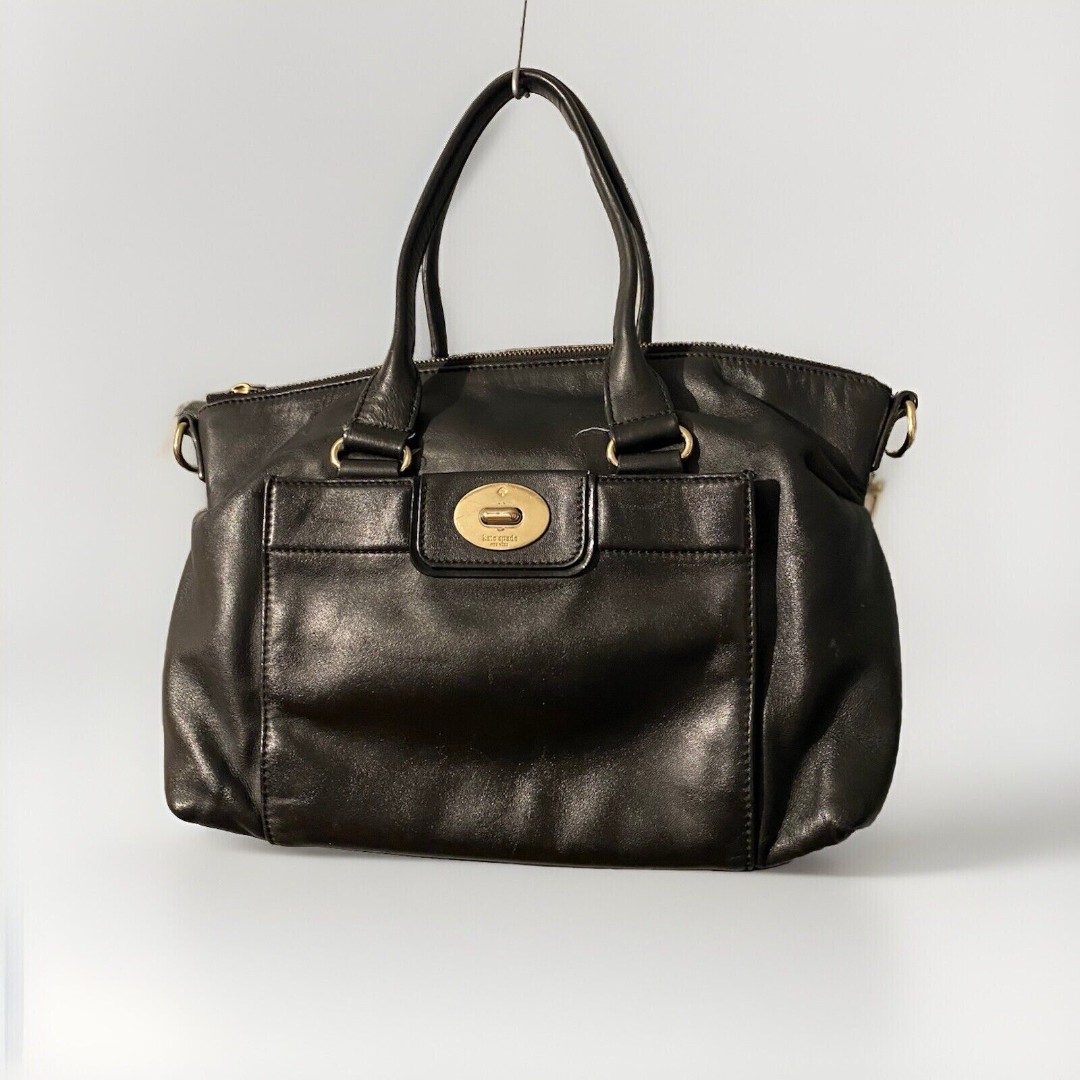 Kate Spade Women's Leather Handbag Black Vintage