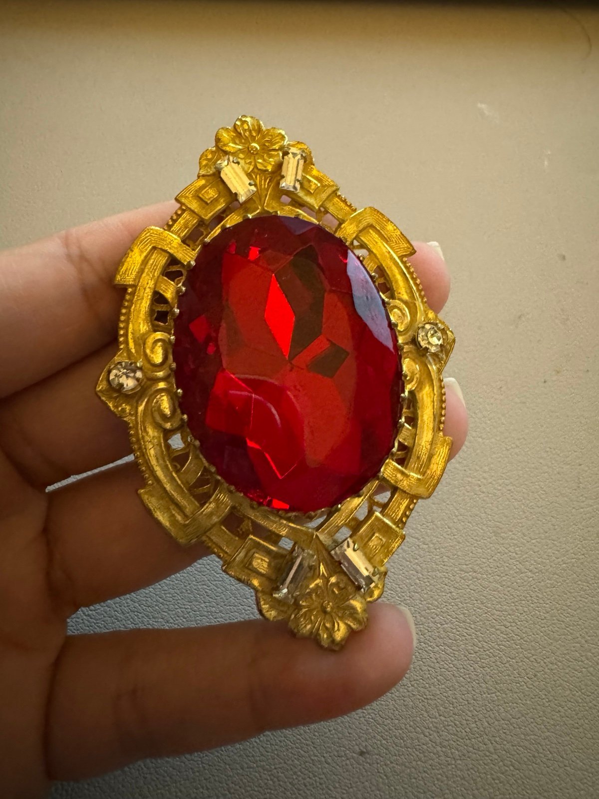 MIRIAM HASHKELL Vintage BROOCH