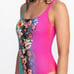 Johnny Was Swimsuit New! Ombré Garden One-Piece Size Small