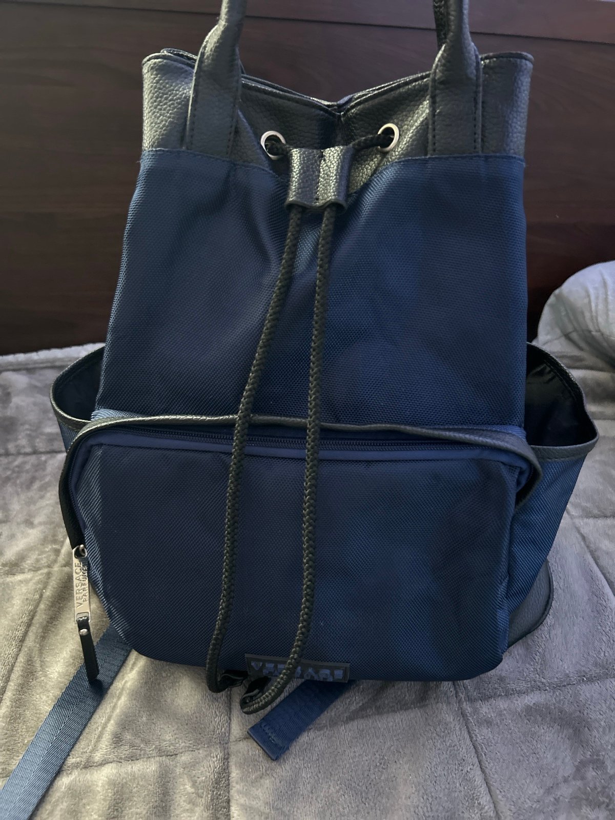 VERSACE Parfums Luxury Drawstring Backpack
