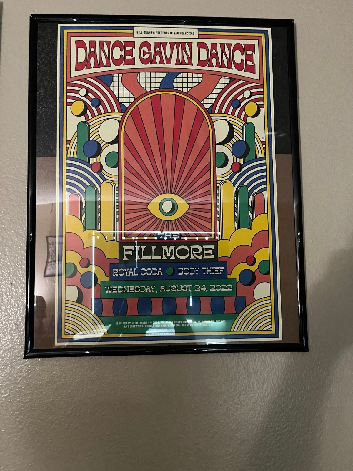 Dance Gavin Dance Filmore Poster