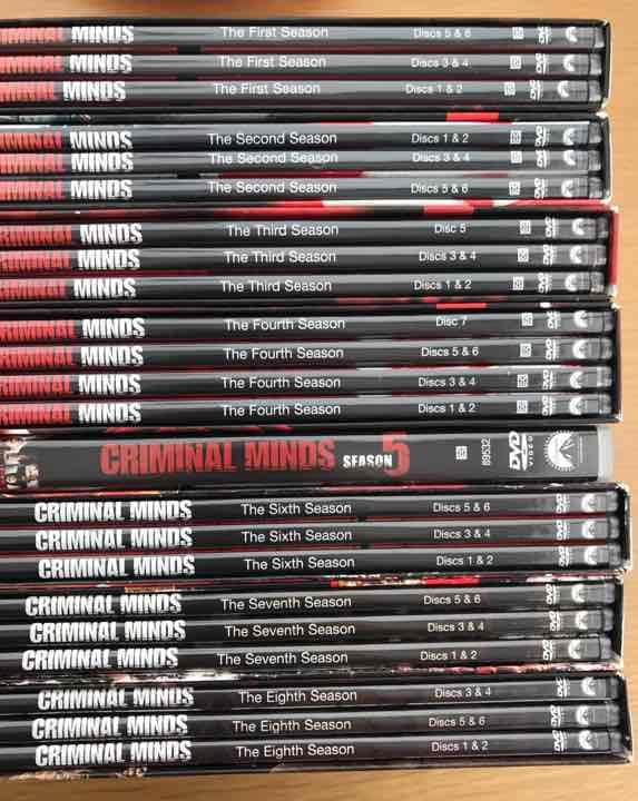 Criminal Minds DVD Seasons 1-8
