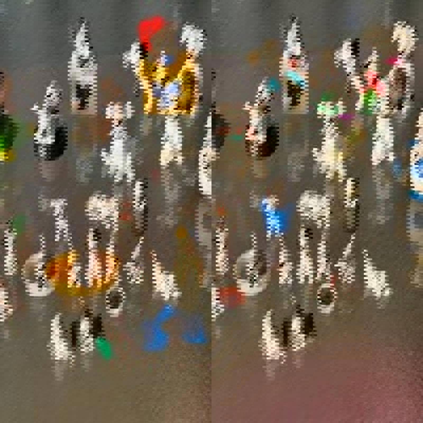 Disney 101 Dalmatians Dogs Figures Toy Lot