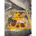 Sebino Arte Fused Glass Homage to Klimt The Kiss 7 3/4 Stunning Yellow Plate