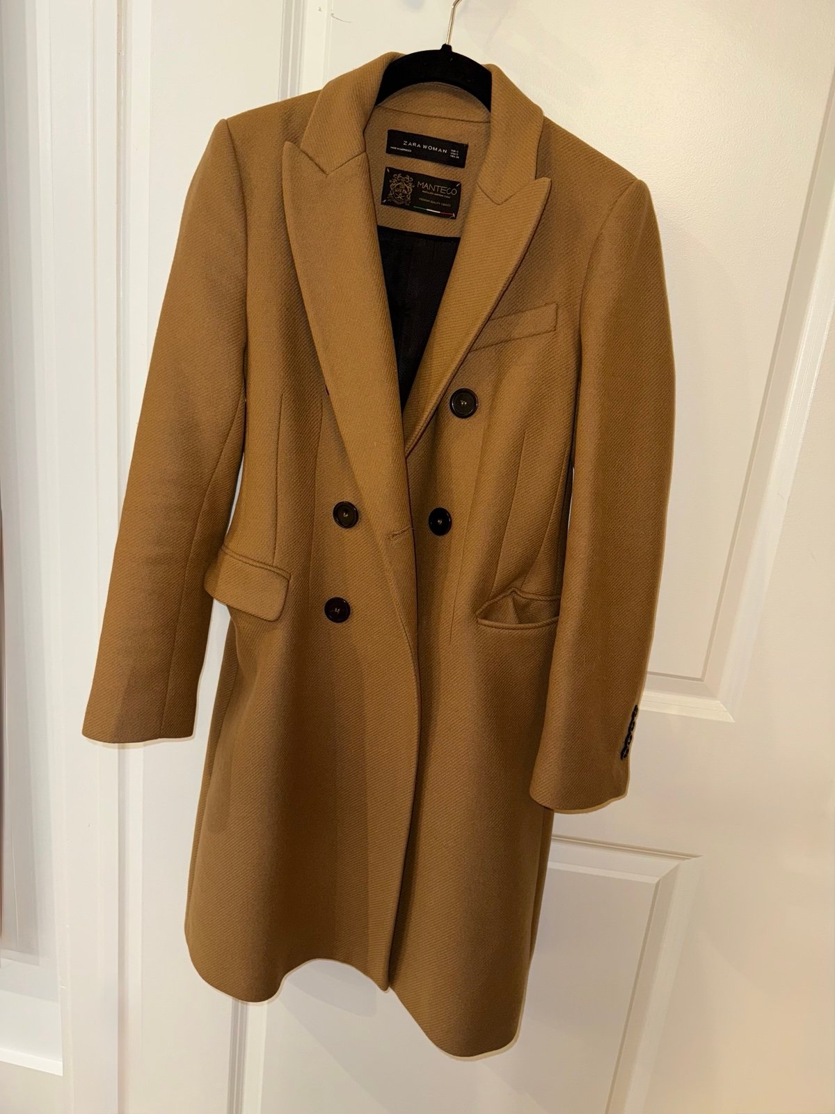 ZARA Woman Manteco Wool Coat