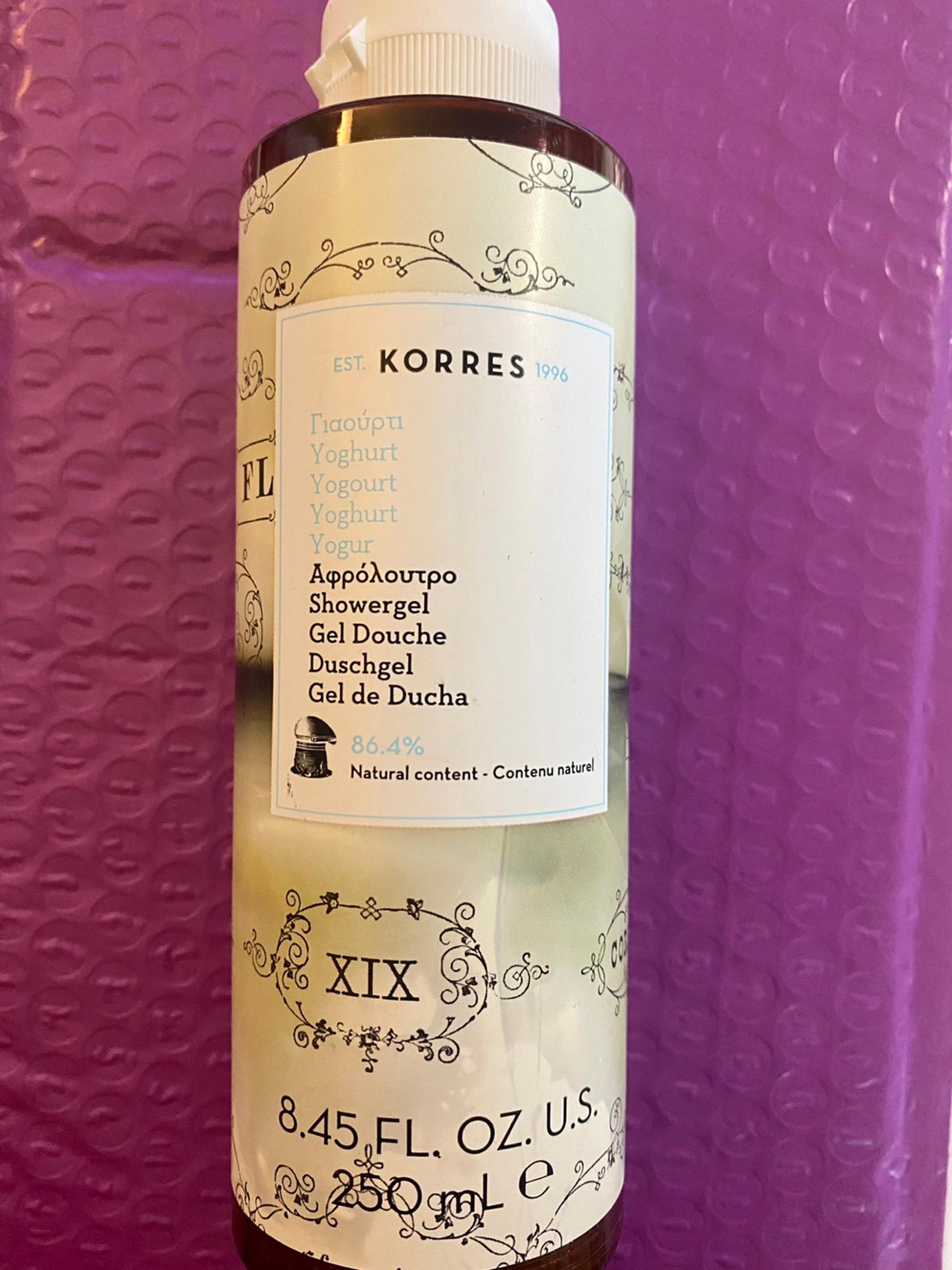 Korres Yoghurt Shower Gel