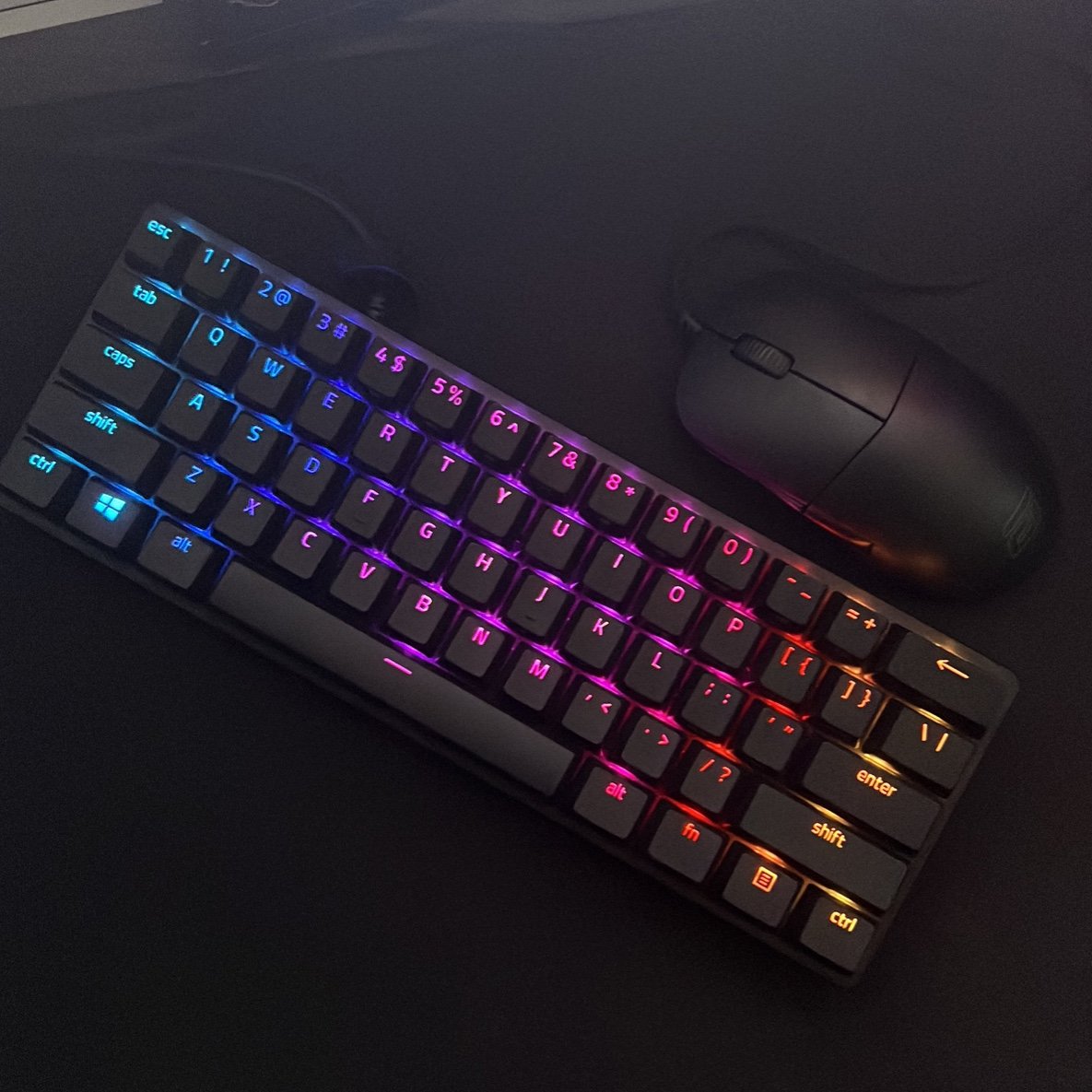 Razer huntsman mini keyboard and endgame xm1r mouse