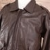 VINTAGE STUART McGUIRE BROWN REAL LEATHER FULL ZIP BOMBER JACKET MENS 2XL XXL
