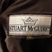 VINTAGE STUART McGUIRE BROWN REAL LEATHER FULL ZIP BOMBER JACKET MENS 2XL XXL