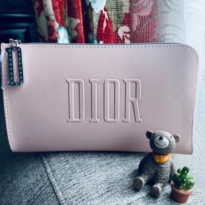 Dior Cosmetics Bag Beige no box