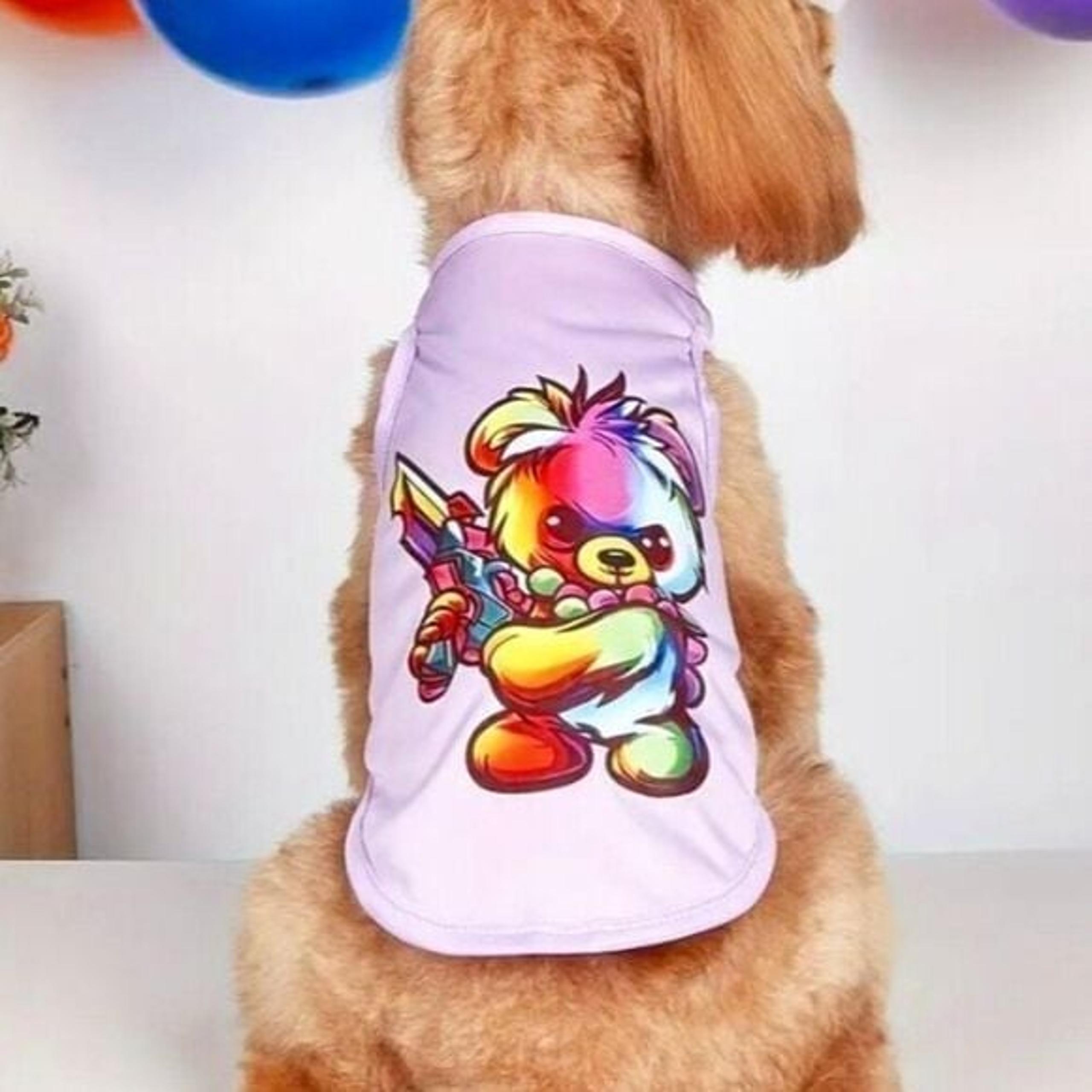 Bear Graphic T-Shirt Dog Cat Pet XXL Shirt NWOT