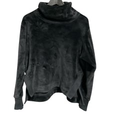 Athleta Double cozy karma funnel neck sweatshirt black Size Medium