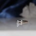 14k Yellow Gold Engagement Ring .23ct Sz 6 m8724a